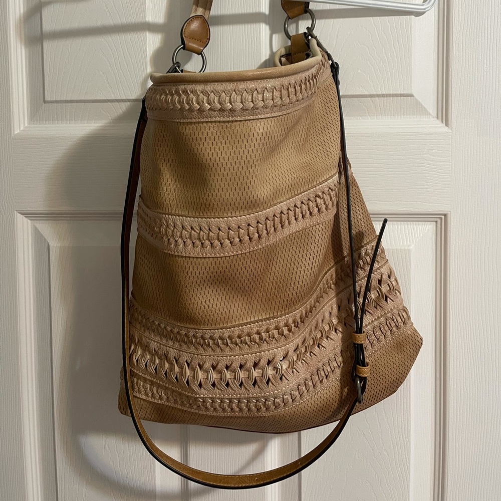 Tan Hobo Large Tote